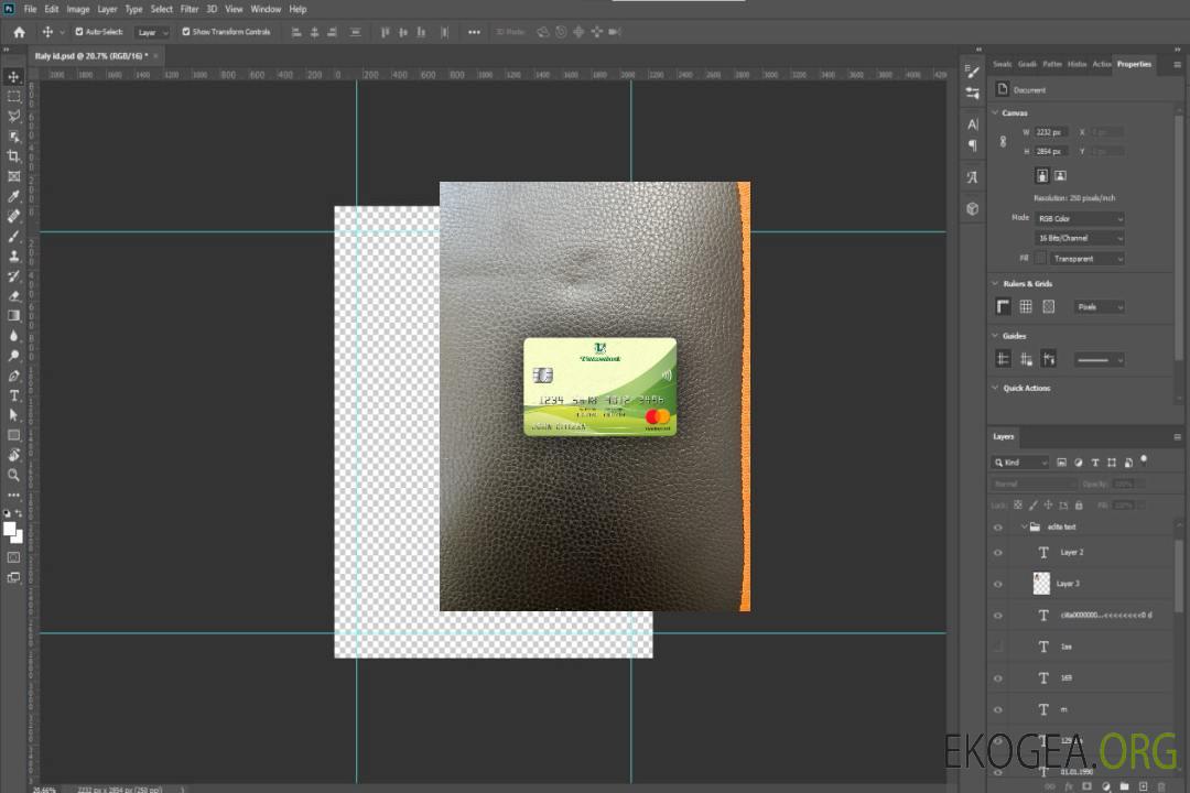 Vietnam Vietcombank mastercard photolook recto template
